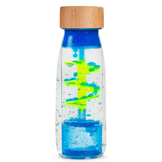 Senzorická fľaša MOVE Spiral Blue