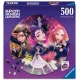 Ravensburger Kruhové puzzle K-POP Demon Hunters 500 ks – okrúhle puzzle s motívom K-Pop Demon Hunters, priemer 52 cm