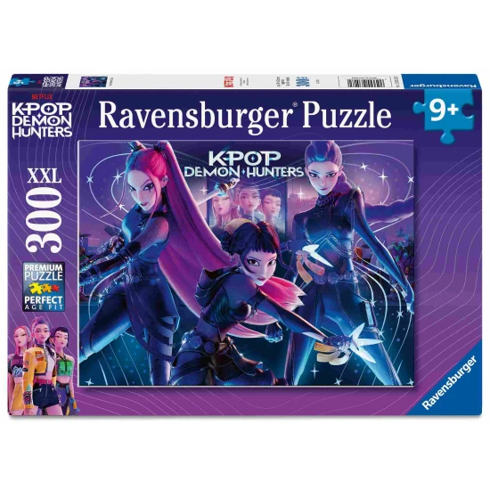 Puzzle K-Pop Demon Hunters: Rumi, Mira a Zoey 300 dielikov – Ravensburger 24120035282