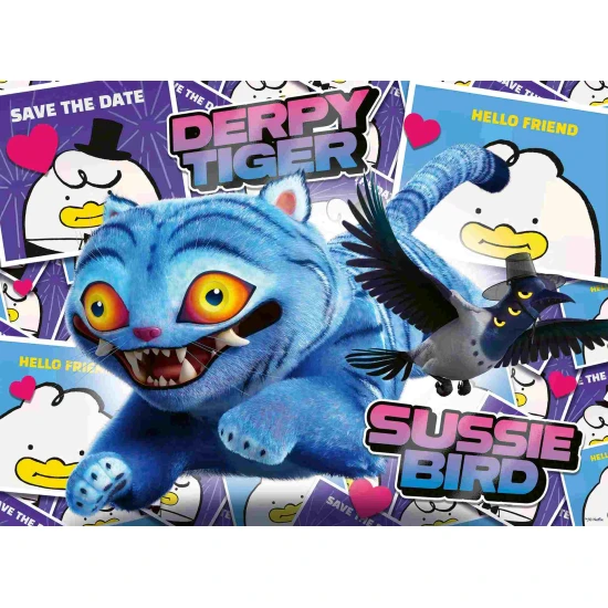Puzzle K-Pop Demon Hunters: Derpy a Sussie 100 dielikov – Ravensburger 24120035299