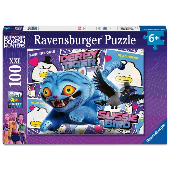 Puzzle K-Pop Demon Hunters: Derpy a Sussie 100 dielikov – Ravensburger 24120035299