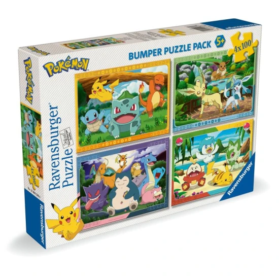 Ravensburger Pokémon 4x100 dielikov