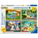 Ravensburger Pokémon 4x100 dielikov