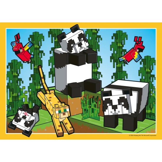 Puzzle Minecraft 4x100 dielikov – Ravensburger 24120042907