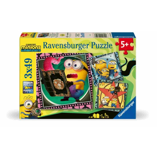 Puzzle Mimoni 3 3x49 dielikov – Ravensburger 24120043508