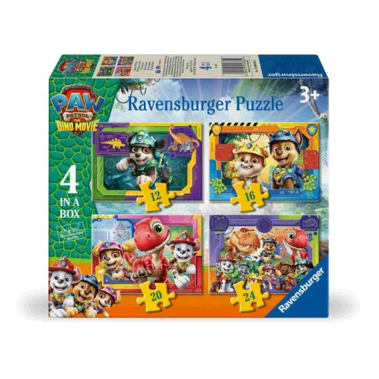Ravensburger Labková patrola: Dinosaurí film 4 v 1