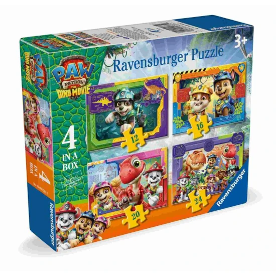 Ravensburger Labková patrola: Dinosaurí film 4 v 1