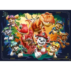 Puzzle Labková Patrola: Dinosaurí film 4x42 dielikov
