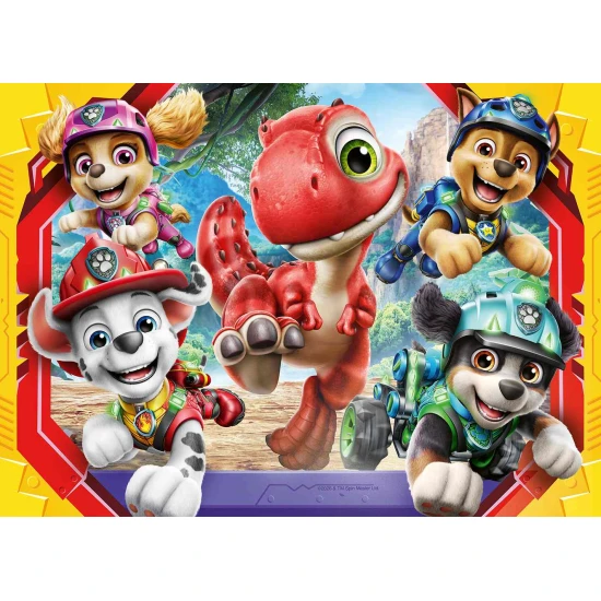 Puzzle Labková Patrola: Dinosaurí film 4x42 dielikov – Ravensburger 24120043676