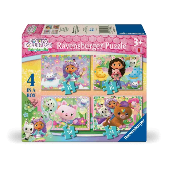 Gabby's Dollhouse 4 v 1 – Ravensburger 24120043874