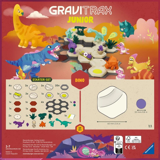 GraviTrax Junior Dinosaury Štartovacia sada S – Ravensburger 24120200031