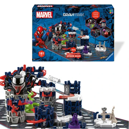 GraviTrax Spiderman Štartovacia sada XXL – Ravensburger 24120200130