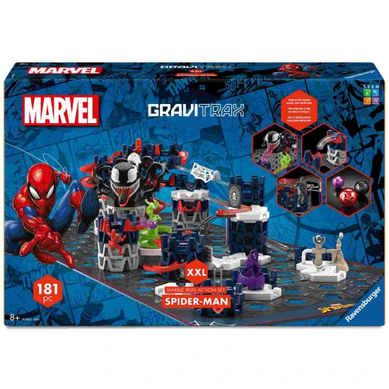 GraviTrax Spiderman Štartovacia sada XXL – Ravensburger 24120200130