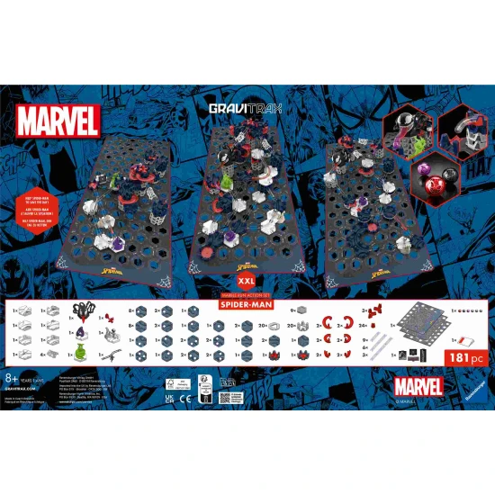 GraviTrax Spiderman Štartovacia sada XXL – Ravensburger 24120200130