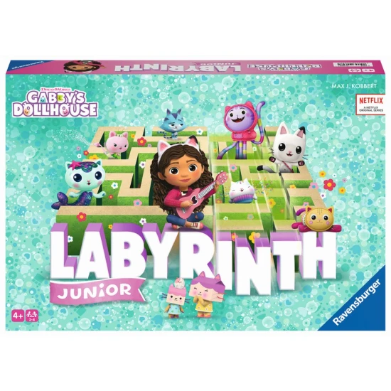 Nájdite všetky mačičky v hre Labyrinth Junior Gabby's Dollhouse.