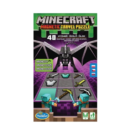 Logická výzva z Minecraftu: Magnetická cestovná hra