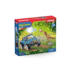 Schleich All-terrain vehicle with an outdoor run for a dinosaur