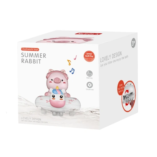 Roztomilé plávacie prasiatko – ideálne pre prvé vodné hry