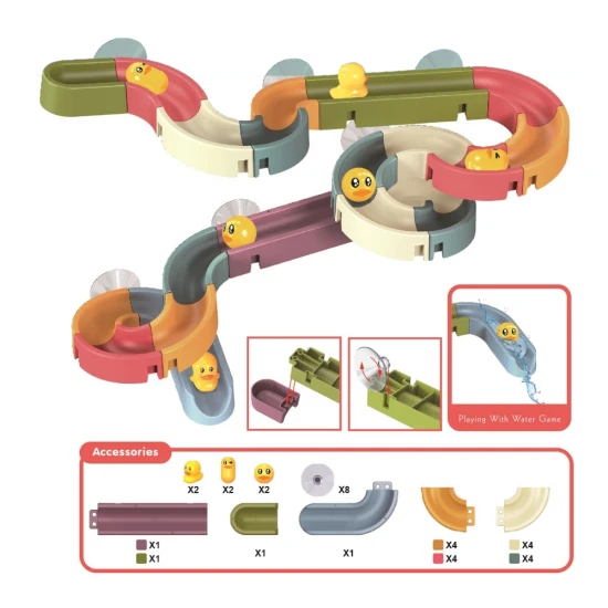 DIY Šmykľavka do vody 34 ks – stavanie a zábava