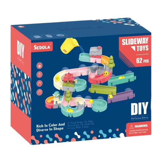 DIY Šmykľavka do vody 62 ks – stavanie a zábava