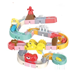 DIY Guľôčková dráha do vody Dino 43 ks