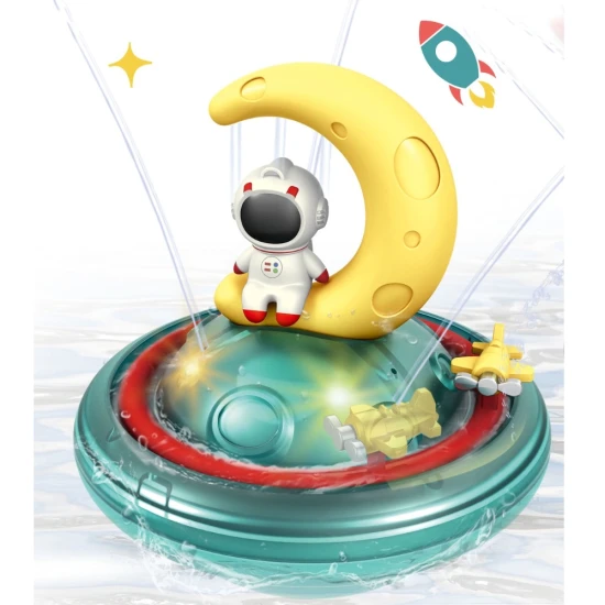 Vesmírny astronaut na mesiaci – plávajúca striekacia hračka pre det