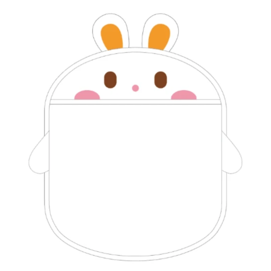 Závesný organizér Zajačik – roztomilý poriadok pre deti