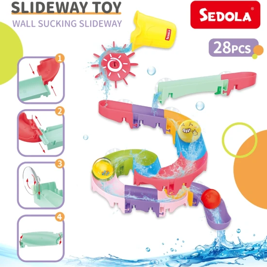 DIY Šmykľavka do vody 28 ks – stavanie a zábava