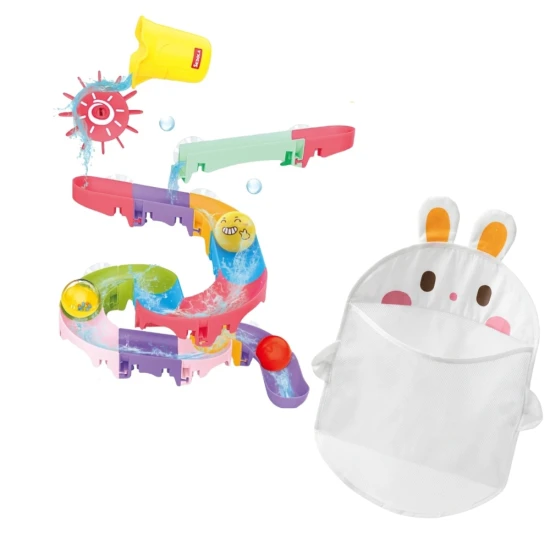 Set DIY Šmykľavka do vody 28 ks a Závesný organizér Zajačik