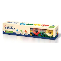 Prvá stavebnica Krúžky pre najmenších 32 dielikov