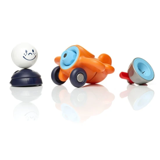 SmartMax stavebnica pre deti: Autíčko s magnetickými dielikmi.