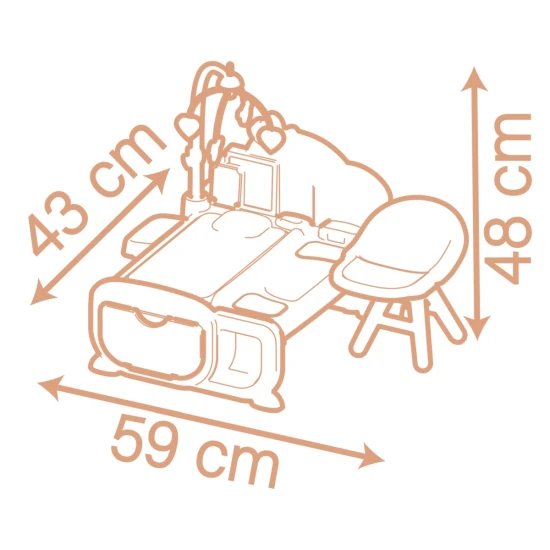 Baby Nurse Cocoon Nursery hracie centrum – Smoby SM220393