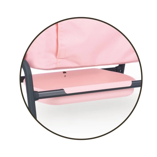 Postýlka pre bábiky Maxi Cosi svetlo ružová – Smoby SM240240