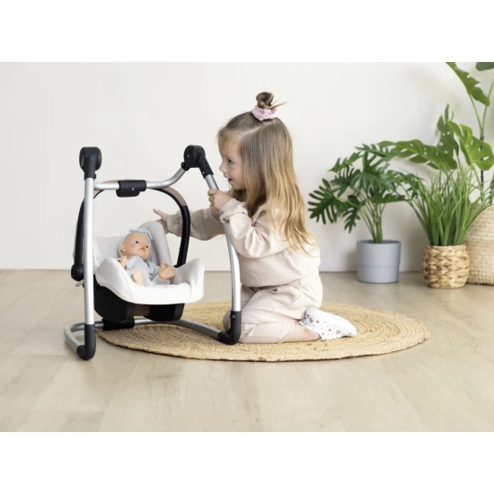 Autosedačka a stolička 3 v 1 Maxi Cosi pre bábiky béžová – Smoby SM240245