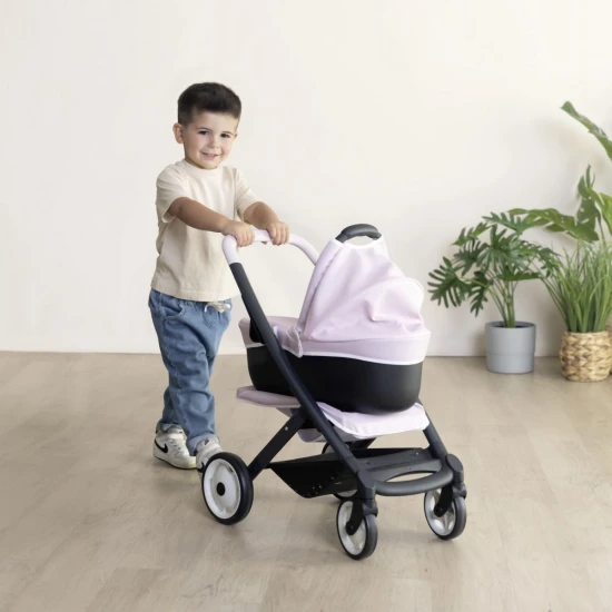 Kombinovaný kočík Maxi Cosi pre bábiky svetloružový – Smoby SM253121