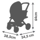 Kombinovaný kočík Maxi Cosi pre bábiky svetloružový – Smoby SM253121