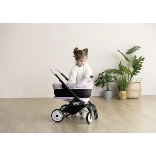 Kombinovaný kočík Maxi Cosi pre bábiky svetloružový – Smoby SM253121