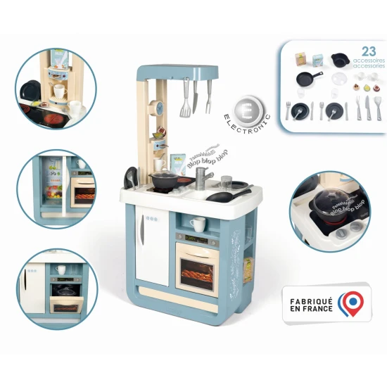 Kuchynka Bon Appetit elektronická modrobiela Kuchynka Bon Appetit elektronická modrobiela – Smoby SM310824