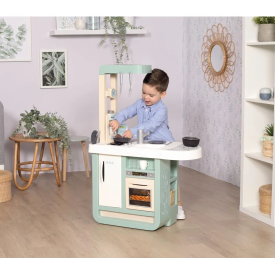Kuchynka Bon Appetit Cherry modrobiela elektronická Kuchynka Bon Appetit Cherry modrobiela elektronická – Smoby SM310914