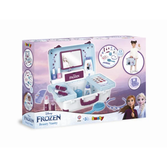 Ľadové kráľovstvo kozmetický kufrík s príslušenstvom – Smoby SM320153