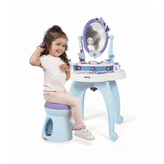 Ľadové kráľovstvo 2 toaletný stolík so stoličkou 2 v 1 – Smoby SM320244
