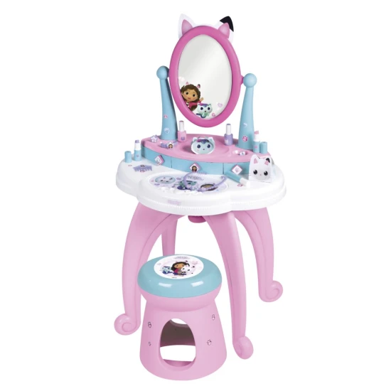 Gabby's Dollhouse toaletný stolík so stoličkou 2 v 1 Gabby's Dollhouse toaletný stolík so stoličkou 2 v 1 – Smoby SM320254