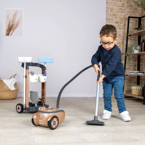 Rowenta vozík pre malú upratovačku s tyčovým vysávačom Rowenta vozík pre malú upratovačku s tyčovým vysávačom – Smoby SM330329
