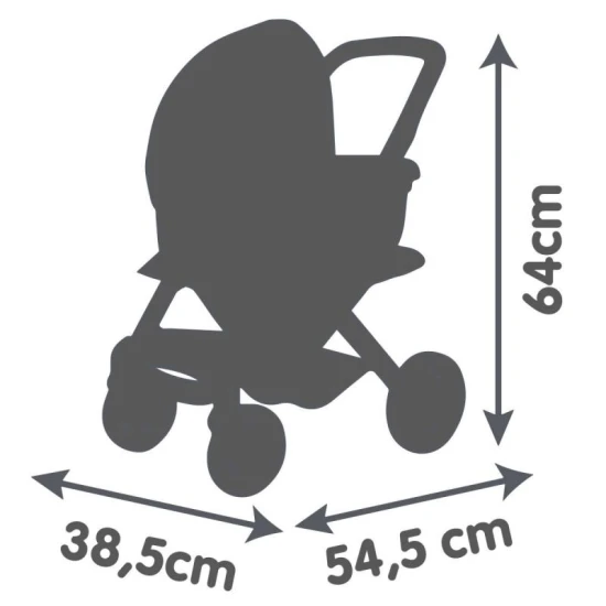Kombinovaný kočík Maxi Cosi pre bábiky béžový