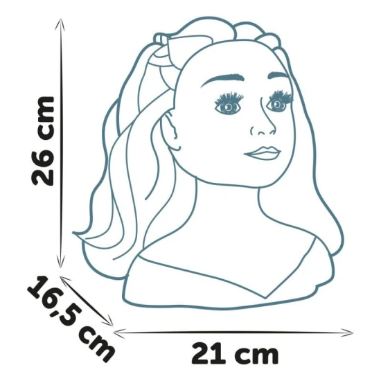 Smoby MY Beauty Česacia hlava Blond
