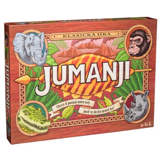 Hra Jumanji CZ pre 2-4 hráčov: Záchrana pred koncom sveta a prežitie v džungli!