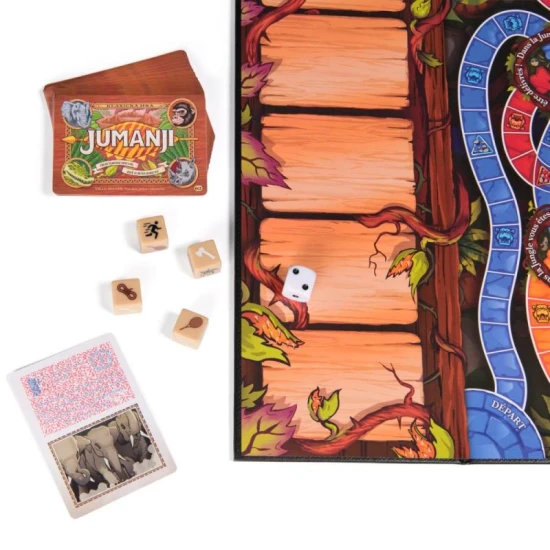 Hra Jumanji CZ pre 2-4 hráčov: Záchrana pred koncom sveta a prežitie v džungli!