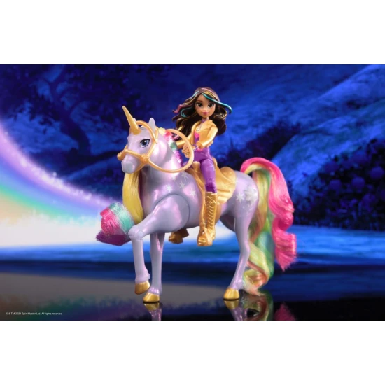 Unicorn Academy Svetelný Jednorožec a Figúrka 11 cm Sophia & Wildstar – Spin Master 106067325
