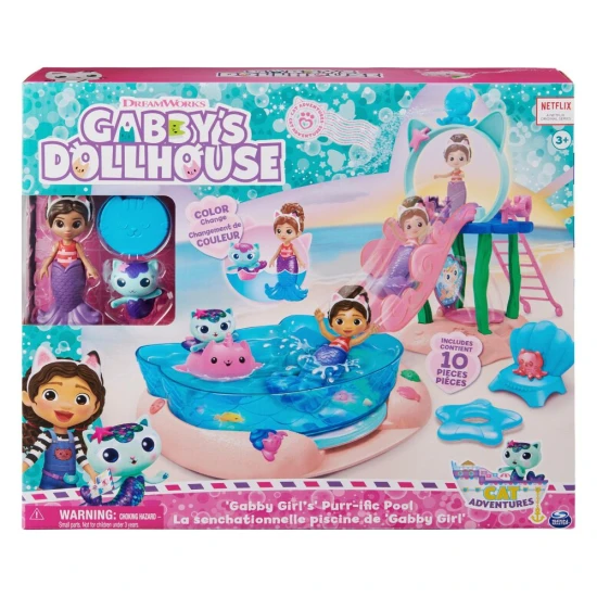Gabby's Dollhouse: Bazénová zábava s Gabi a MerCat