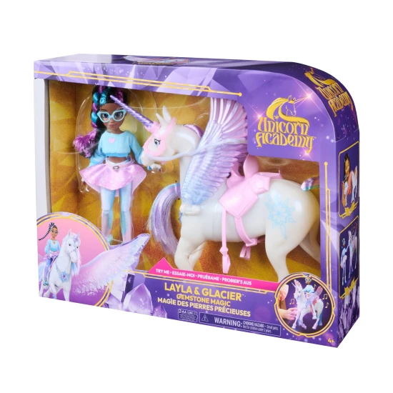 Unicorn Academy Layla & Glacier Svetlá & Zvuky – Spin Master 106076170
